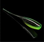 Relax Lures Stinger Shad 2 Black Green Glitter (4.5cm)