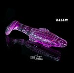 Relax Lures Clonay Transparant Purple Glitter (4.5cm)
