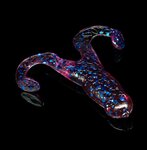 Relax Lures Turbo Frog 1 Transparant Purple Blue Glitter (4.5cm)