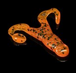 Relax Lures Turbo Frog 1 Orange Black Glitter (4.5cm)