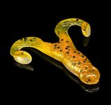 Relax Lures Turbo Frog 1 Dark Yellow Black Glitter (4.5cm)