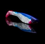 Relax Lures Kopyto 5 White Blue Red Orange Silver Glitter (12.5 cm)