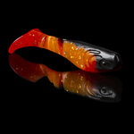 Relax Lures Kopyto 1 Black Orange Red Glitter (3.5cm)