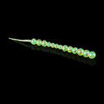 Relax Lures Salmon Egg Chain Transparant Green (7 cm)