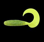 Relax Lures Twister VR6 Transparant Yellow Glitter (15cm)