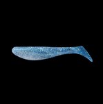 Relax Lures Kopyto 3 Blue White Pearl Blue Glitter (8cm)
