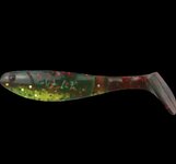 Relax Lures Kopyto 2.5 Transparant Green Brown Glitter (6.25cm)