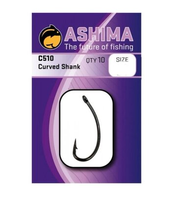 Ashima C510 Curved Shank size  8 goudvoorn