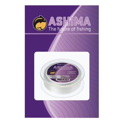 Ashima Clear Gangster Leader (100m 0.60mm 16kg) goudvoorn