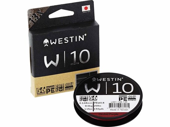 Westin Fishing W10 13 Braid orchid purple 0.10mm 135m 6.1kg goudvoorn