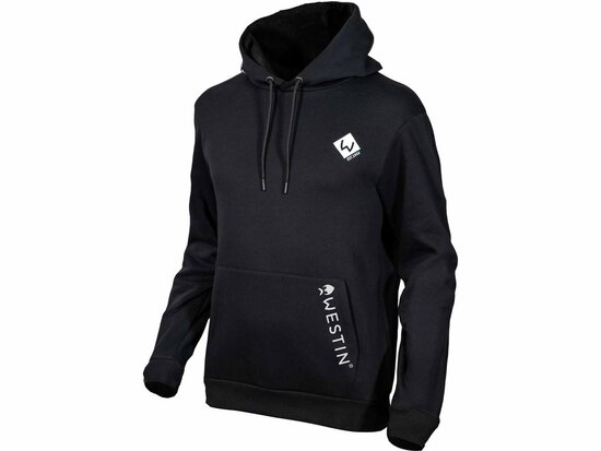 Westin Fishing pro Hoodie L zwart goudvoorn