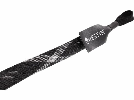 Westin Fishing hengelhoes spin up tot 255cm zwart/rood goudvoorn