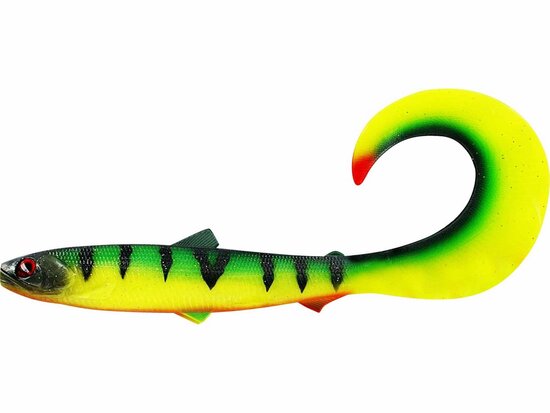 Westin Fishing Bullteez curltail Tiger Perch (27cm) goudvoorn