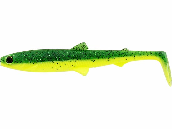 Westin Fishing Bullteez Shadtail Fireflash (9.5cm) goudvoorn