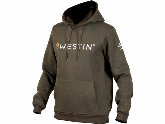 Westin Fishing original Hoodie M groen goudvoorn