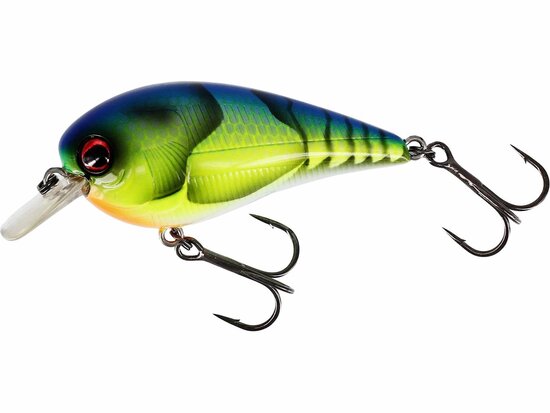 Westin Fishing Bassbite Squarebill Floating Chartreuse Blue Craw (6cm) goudvoorn