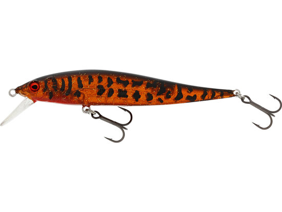 Westin Fishing Jerkbite SR Jerkbait suspending Motoroil Burbot (9cm) goudvoorn