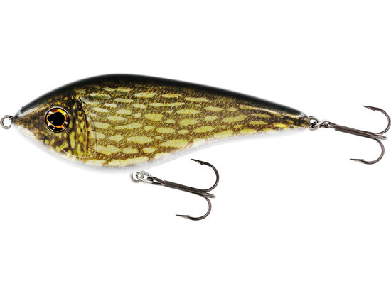 Westin Fishing Swim Glidebait Silent Sinking Real Pike (12cm) goudvoorn