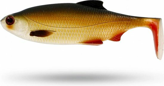 Westin Fishing Ricky the Roach Shadtail Lively Rudd (10cm) goudvoorn