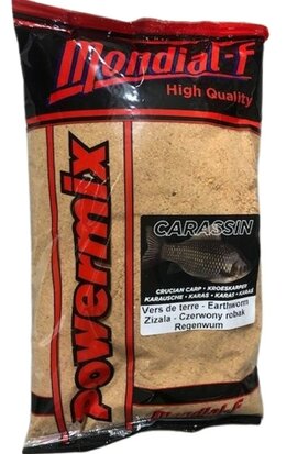 Mondial-F Powermix Crucian Carp Regenworn1 kg goudvoorn