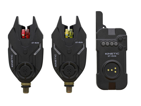 KINETIC XT-Run Bite Alarm set 2+1 goudvoorn
