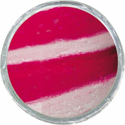 Berkley Powerbait Foreldeeg Troutbait Glow in the Dark Fluo Rood/Wit 50gr