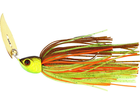 Westin BLADEBITE V2 TUNGSTEN BLADED JIG SINKING Brown Chartreuse (21gr)