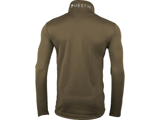 Westin Fishing Energy Midlayer1/2 rits donker groen XXL