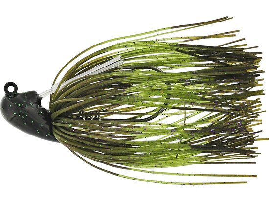Westin Slide-Up Rubber Jig Tungsten Junebug haakmaat 2/0 7gr