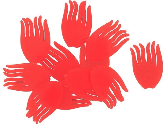Westin Spotty Rig Fins UV oranje XL