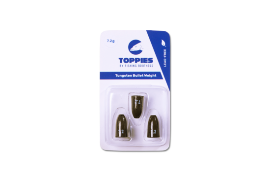 Toppies Tungsten Bullet Weight Black Matt 14gr