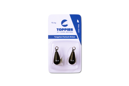 Toppies Tungsten Fastach Sinker Black Matt 14gr