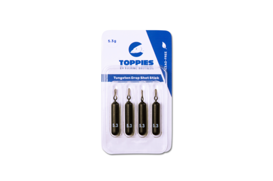 Toppies Tungsten Drop Shot Stick Black Matt 5.3gr