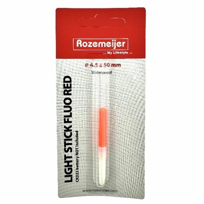 Rozemeijer Light Stick 4,5mm x 50mm Fluo Red