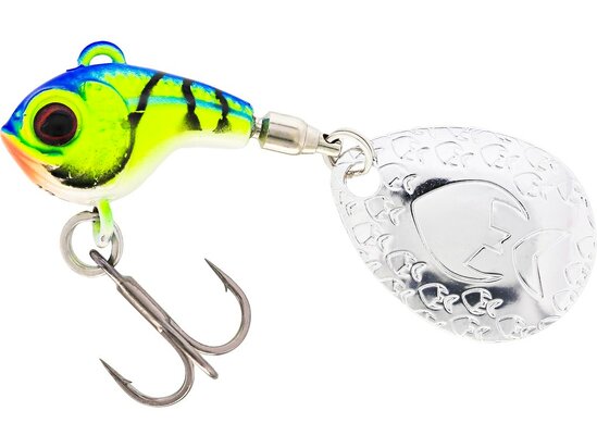 Westin Dropbite Tungsten Spin Tail Jig Chartreuse Blue Craw 18gr (2.2cm)