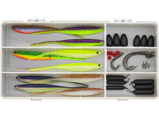 Westin Zander Box Dropshot + Texas & Carolina 44pcs