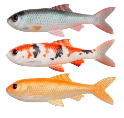 Pulzbait Roach Skinz 15cm 3Pcs (Natural Roach+Koi+Gold Fish)