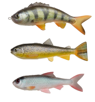 Pulzbait Roach Skinz 15cm 3Pcs (Natural Roach+Natural Perch+Brown Trout)