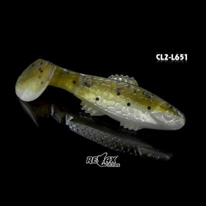 Relax Lures Clonay Green Gray Glitter (4.5cm)