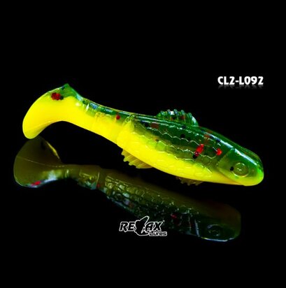 Relax Lures Clonay Green Yellow Glitter (4.5cm)