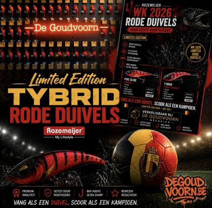 Rozemeijer Tybrid Limited Edition World Cup Rode Duivels / Red Devils 2/0 BKK 81gr15cm