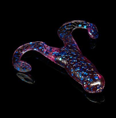 Relax Lures Turbo Frog 1 Transparant Purple Blue Glitter (4.5cm)