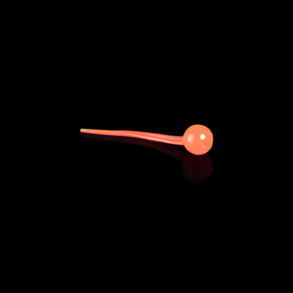 Relax Lures Sperm Worm & Transparant Fluo Pink (4.5cm)