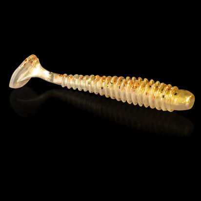 Relax Lures Texas 2.5 Transparant White Gold Glitter (6.5cm)