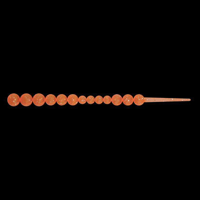 Relax Lures Salmon Egg Chain Transparant Orange (7 cm)