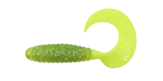 Relax Lures Twister VR6 Transparant Yellow Glitter (15cm)