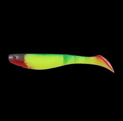 Relax Lures Kopyto 4L Black Red Green Yellow Red (11cm)
