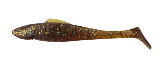 Relax Lures Ohio 4 Brown Transparant Gold Glitter (10cm)