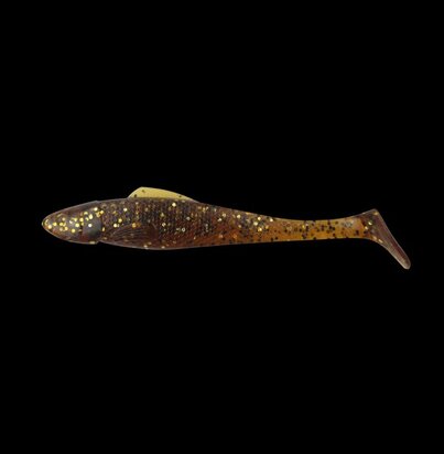 Relax Lures Ohio 4 Brown Transparant Gold Glitter (10cm)