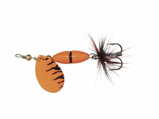 KINETIC Fizz Spinner Orange/Black Ribbon haakmaat 8 5gr